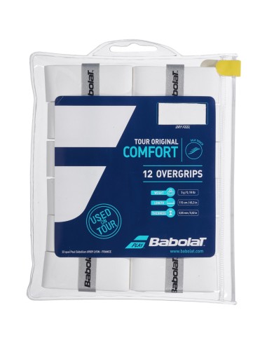 12 BABOLAT TOUR OVERGRIPS ORIGJINALE